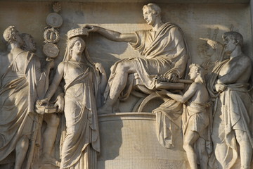 Obraz premium statue of virgin mary and jesus