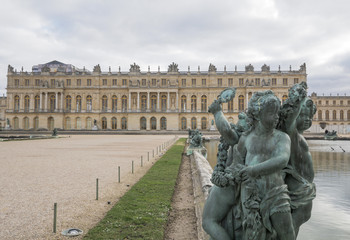 Fototapeta na wymiar castle in france paris