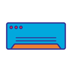 air conditioning icon vector