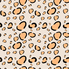 leopard print texture. Jaguar fur. Pattern