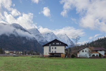 The small mountain village of Oblarn in the district of Liezen in Styria, Austria.