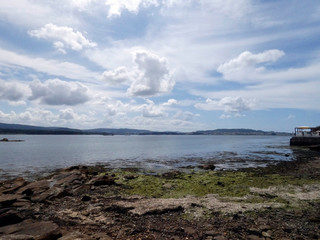 Isla de La Toja, en Galicia, España