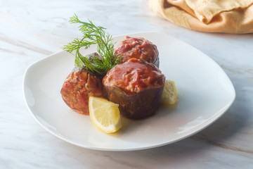 Stuffed Eggplant Appetizer