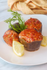 Stuffed Eggplant Appetizer