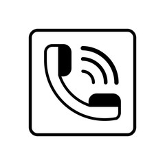 phone icon vector template