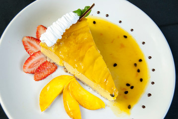 delicioso pay de mango