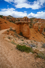 hiking the fairyland loop trail in bryce canyon national park, utah, usa