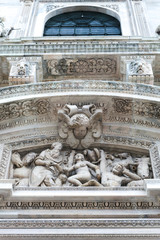 Obraz premium detail of cathedral Duomo in Milan, Italy