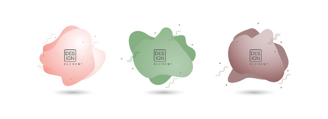 Illustration vector graphic liquid abstrack background