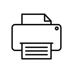 printer icon vector template