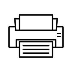 printer icon vector template