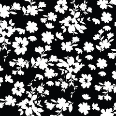 Fashionable pattern in small flowers. Floral background for textiles - 326791925