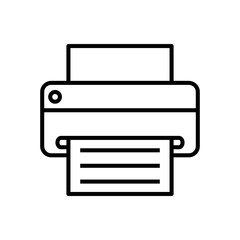 printer icon vector template