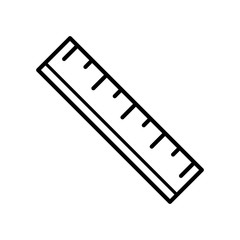 ruler icon vector template
