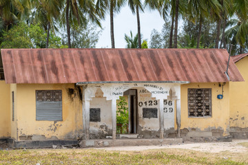 School and Kindergarten in Pwani Mchangani, Zanzibar, Tanzania