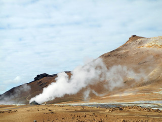 Hochtemperaturgebiet Namaskard auf Island