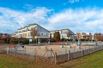 Mehrfamilienhäuser im Frankfurter Stadtteil Riedberg