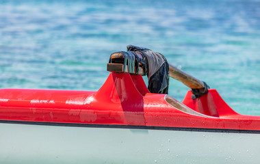 piroguier de l'ile de Moorea