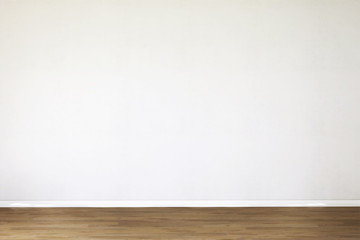 Empty room interior with wooden wall. Home nordic interior. 3D illustration