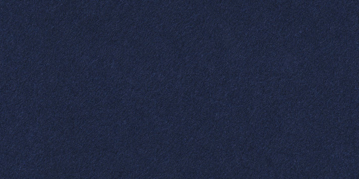 Seamless dark blue felt background texture. Surface of  blue fabric high resolution. Wide panoramic banner.