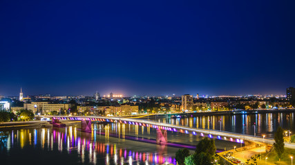 Fototapeta na wymiar Novi Sad cityscape