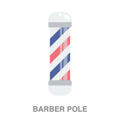 barber pole flat icon on white transparent background. You can be used black ant icon for several purposes.	