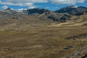Fototapeta na wymiar National Park Huascaran Peru South America Andes. Mataraju Jungay. Cordillera Blanca