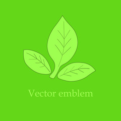 eco logo, green eco icon