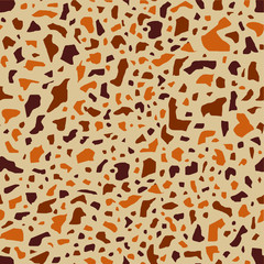 earth tone terrazzo surface pattern vector