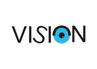 Vision Logo Vector - Isolated On White Background. Modern Eye Logo For News, Media And New Vision Logo. Flat Eye Icon. Abstract Concept Of Vision Vector