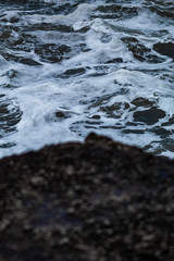 mar frio olas grandes