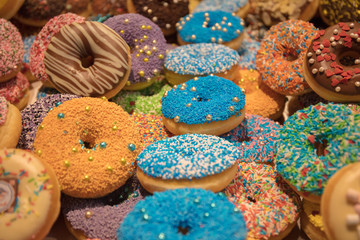 Colorful donuts