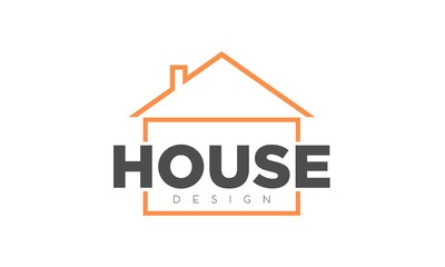 House simple modern vector logo