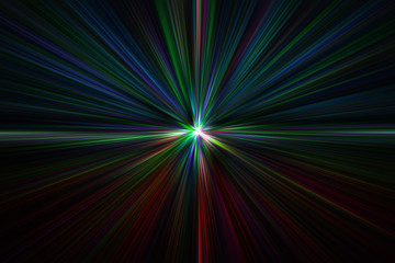 Obraz premium An abstract psychedelic burst background image.