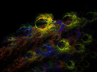 surreal futuristic digital 3d design art abstract background fractal illustration for meditation and decoration wallpaper