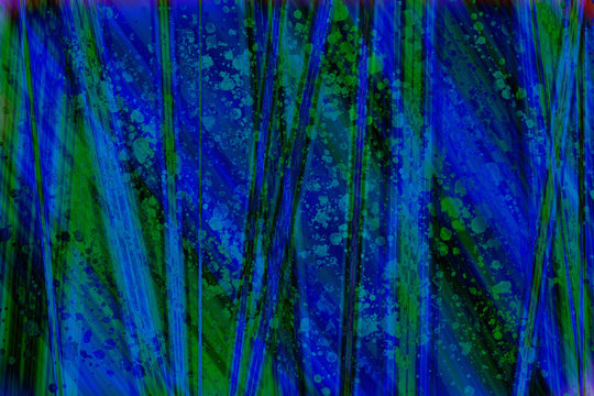 Blau - Grüner Hintergrund Abstrakt Liniendesign gesprenkelt 