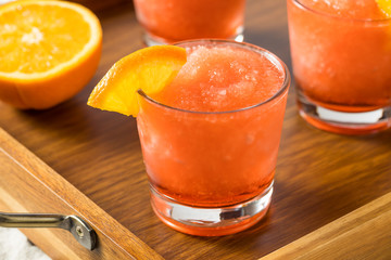 Boozy Frozen Negroni Slushy