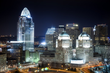 Obraz premium Cincinnati skyline, Ohio 