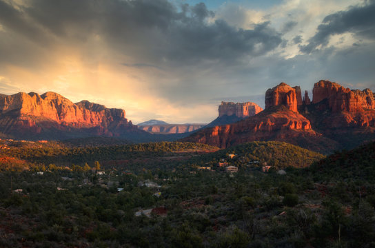 Sunrise over Sedona, Arizona
