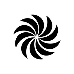 vortex illustration logo vector