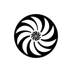 vortex illustration logo vector