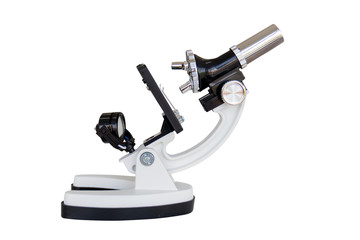 Microscope Isolated on the White Background