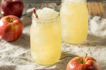 Boozy Frozen Hard Cider Slushy