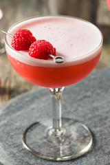 Boozy Pink Clover Club Cocktail
