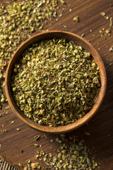 Raw Dried Green Greek Oregano Spice