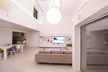 Fototapeta na wymiar interior of a two level apartment