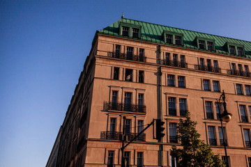 hotel in the center of Berlin and the bride in the window © pha88