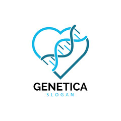 Human DNA and genetic vector icon design illustration