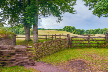 Rural Landscape in Varnhem.Skara Municipality.Vastra Gotaland County.Sweden