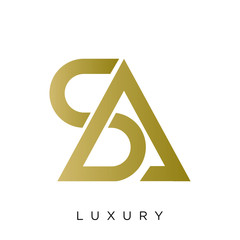 sa luxury logo for company  - obrazy, fototapety, plakaty